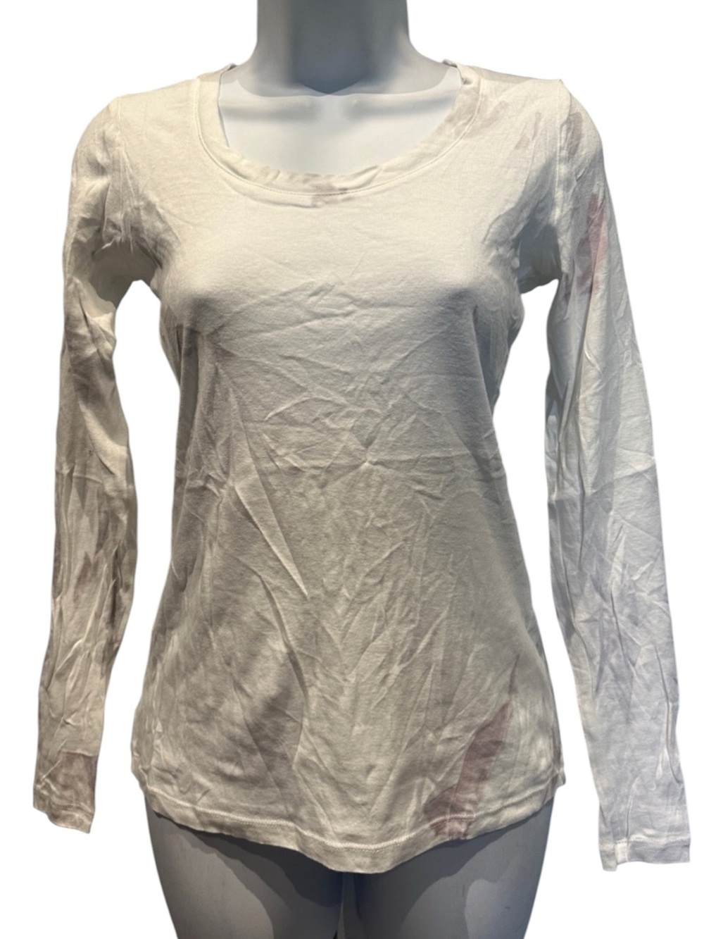 Caslon White and Purple Tie-Dye Longsleeve Small